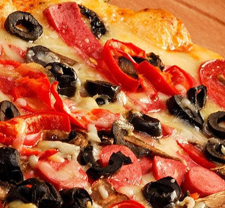 Meatball Pizza